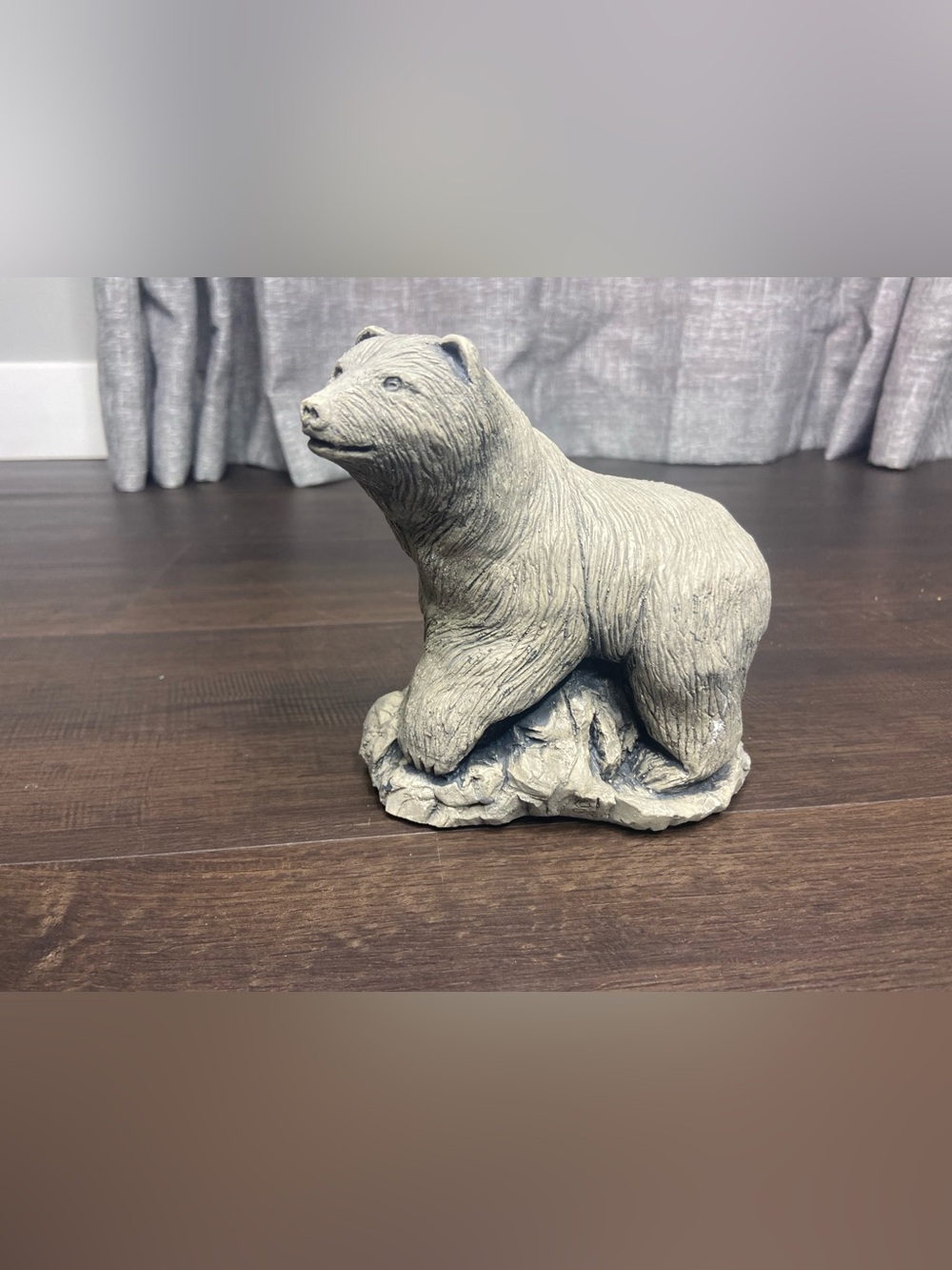 Mt. St. Helen's Genuine Volcano Ash Bear Sculpture